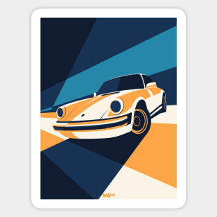 911: Drifting Ahead Sticker